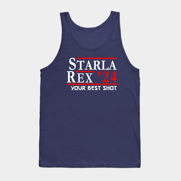 Rex Starla Your Best Shot Candidates 2024 Tank Top by Electrovista